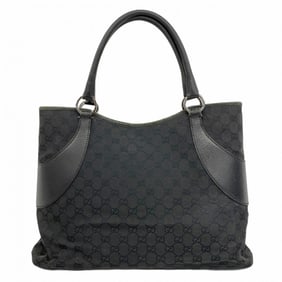 Gucci GG Canvas Tote Bag 113016 Black Women's