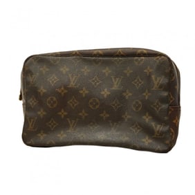Louis Vuitton Monogram True Toilet Wallet 28 M47522 Brown Women's Pouch