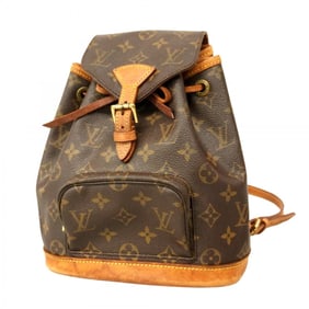 Louis Vuitton Monogram Mini Montsouris Backpack/Daypack M51137 Brown Women's