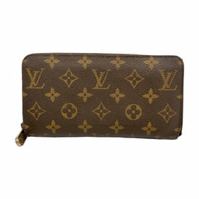Louis Vuitton Monogram Zippy Wallet M60017 Brown Women's