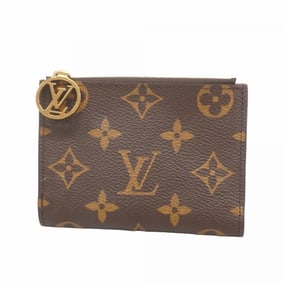 Louis Vuitton Monogram Portefeuille Lisa Wallet M11380 Brown Grenade Women's
