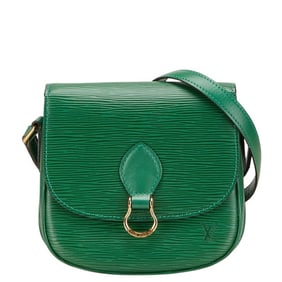Louis Vuitton Epi Saint-Cloud GM Crossbody Shoulder Bag M52194 Borneo Green Leather Women's LOUIS