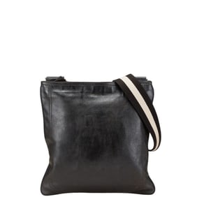 Bally Trainspotting Crossbody Shoulder Bag in Black Leather for Men