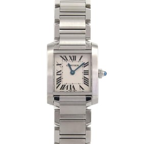 Cartier Tank Française SM W51008Q3 Stainless Steel Quartz Watch