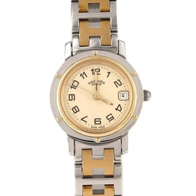 Hermès Clipper Two-tone CL4.220 SSxGP Quartz Watch