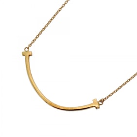Tiffany T Smile Small Necklace in 18KYG Yellow Gold for Women