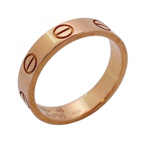 Cartier Mini Love Ring, 18K Pink Gold, #46, Women's