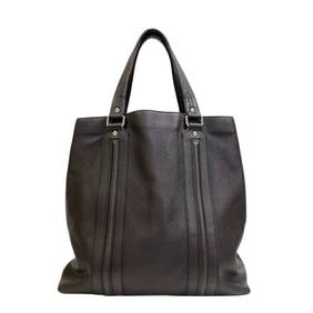 GUCCI 232600 Embossed Tote Bag Brown Men's