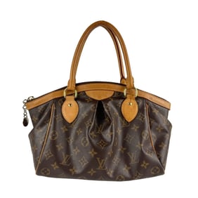 Louis Vuitton Monogram Tivoli PM Handbag in Canvas, Brown, Women's, M40143 z6499