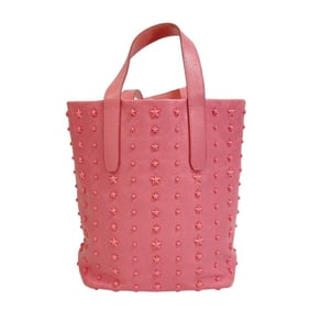 JIMMY CHOO Star Stud 2-Way Tote Bag in Pink