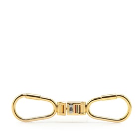 Gucci Carabiner Sherry Line Keychain Key Ring Gold Plated Women's GUCCI
