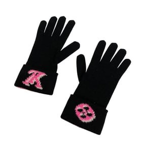 LOUIS VUITTON M76451 3D Monogram Gon Gloves Black