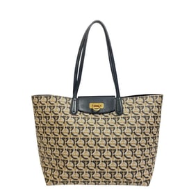 Salvatore Ferragamo All Gancini Tote Bag, Beige, Women's