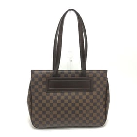LOUIS VUITTON N51123 Damier Parioli PM Shoulder Bag/Tote Bag in Canvas, Brown, Women's