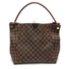 LOUIS VUITTON N41556 Damier Kaisa Hobo Shoulder Bag in Canvas, Women's, Brown