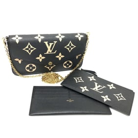LOUIS VUITTON M80482 Monogram Empreinte Pochette Felicie Chain Wallet Shoulder Bag Long Leather