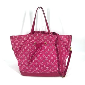 LOUIS VUITTON M40870 Monogram Denim Noefull MM Bucket Tote Bag/Drawstring Shoulder Bag in Denim,