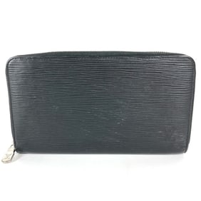LOUIS VUITTON M62643 Epi Zippy Organizer NM Round Zip Long Wallet in Leather, Men's, Noir Black