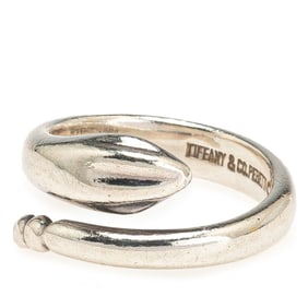 Tiffany & Co. Elsa Peretti Snake Ring, 925 Sterling Silver, Women's