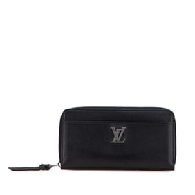 Louis Vuitton Zippy Lockme Round Zip Long Wallet M62622 Noir Black Leather Women's LOUIS VUITTON