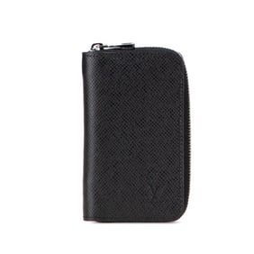Louis Vuitton Taiga Zippy Coin Purse M32832 Ardoise Black Leather Men's LOUIS VUITTON