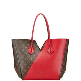 Louis Vuitton Monogram Kimono MM Tote Bag/Shoulder Bag M40459 Cerise Red/Brown Leather Women's LOUIS