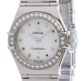 OMEGA Constellation My Choice Diamond MOP Dial Watch 1465.71 Polished