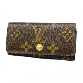 Louis Vuitton Key Case Monogram Multicle 4 M69517 Brown Men's Women's