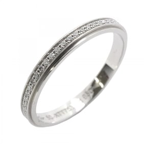 Cartier Ring D'Amour Full Eternity Pt950 Platinum Diamond #50 Ladies