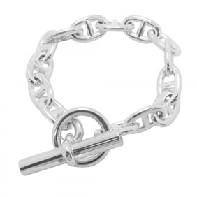 Hermes Bracelet Chaine d'Ancre MM Silver 925 Men's Women's