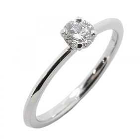 Tiffany ring solitaire 1PD Pt950 platinum diamond 0.26ct size 11 ladies