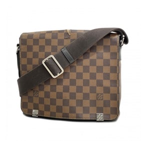Louis Vuitton Shoulder Bag Damier District PM NM N41031 Ebene Women's