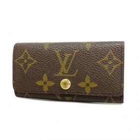 Louis Vuitton Key Case Monogram Multicle 4 M69517 Brown Men's Women's