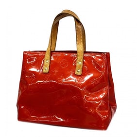 Louis Vuitton Handbag Vernis Reed PM M91088 Rouge Ladies