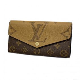 Louis Vuitton Long Wallet Monogram Reverse Giant Portefeuille Sarah M80726 Brown Ladies