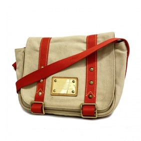 Louis Vuitton Shoulder Bag Antigua Busas PM M40041 Red Ladies