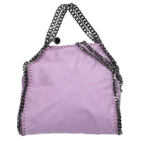 STELLA McCARTNEY 371223 W8675 Falabella Mini 2-Way Chain Shoulder Handbag, Purple, Women's