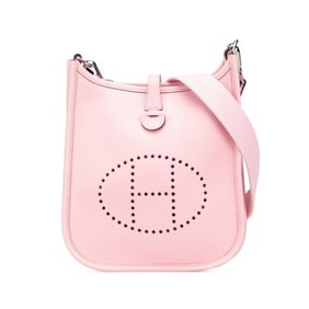 Hermès Evelyn TPM Crossbody Shoulder Bag in Rose Sakura Togo, Women's HERMES