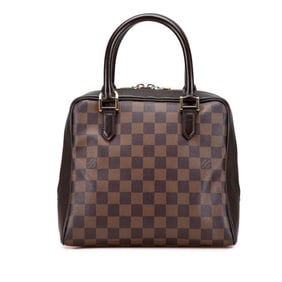 Louis Vuitton Damier Brera Handbag N51150 Brown Leather Women's LOUIS VUITTON