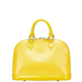 Louis Vuitton Epi Alma PM Handbag M40951 Mimosa Yellow Leather Women's LOUIS VUITTON