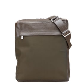 Louis Vuitton Taiga Beluga Shoulder Bag M30918 Grizzly Brown Nylon Leather Women's LOUIS VUITTON