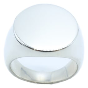 TIFFANY & Co. Tiffany Ag925 Vintage Oval Signet Ring, Silver, Women's