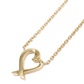 TIFFANY & Co. 750 Paloma Picasso Loving Heart Necklace in Yellow Gold for Women