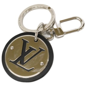 LOUIS VUITTON M00741 Keychain - LV Circle in Silver and Black for Men
