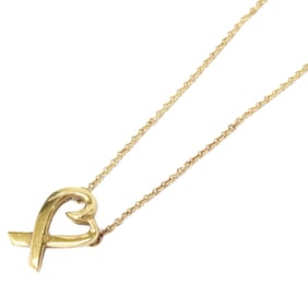 TIFFANY & Co. Tiffany Paloma Picasso Loving Heart Pendant Necklace in Yellow Gold for Women
