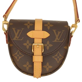 LOUIS VUITTON M46643 Monogram Microchantilly Shoulder Bag Brown