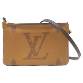 LOUIS VUITTON M69203 Monogram Giant Reverse Pochette Double Zip Shoulder Bag in Canvas for Women
