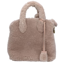 LOUIS VUITTON M93850 Lockit Voyage Mouton Handbag Griperle Women's