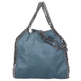 STELLA McCARTNEY Falabella Mini 2-Way Chain Shoulder Tote Bag, Blue, Women's, 371223W9132