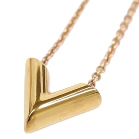 LOUIS VUITTON Essential V Necklace M80137 Gold